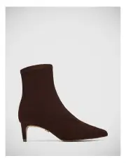 [Wittner] Joan Suede Leather Ankle Boot in Hickory