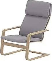 The Pello Chair Cotton Covers Replacement is Custom Made for IKEA Pello Chair Cover (Or Pello Armchair Slipcover). Multi Color Option (Cotton Light Gray)