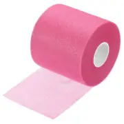 30 Yard PE Tennis Badminton Racket Grip Cushion Wrap Tape Backing Film, Fuchsia