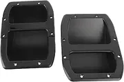 Wisoqu 2 Pack Aluminum Alloy Recessed Speaker Cabinet Handles Grasp Replacement, for PA DJ Speaker, Cabinet