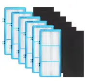 New Replacement HEPA HAPF30AT + Carbon Filter Set for Holmes AER1 HAP242-NUC