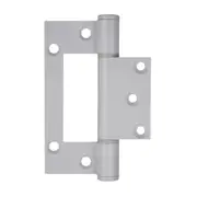 McCallum Door Hinge A67RTF Aluminium Offset Fast-Fix 100mm White A168WHT