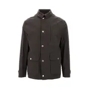 [BRUNELLO CUCINELLI] BRUNELLO CUCINELLI Water-repellent cotton Field Jacket Man 48 48 Brown