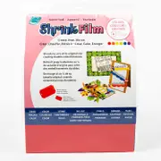 Grafix Shrink Film - Assorted Colours - 6 Pieces 216x279mm