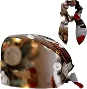 [YTYVAGT] Scrub Caps Women,Scrub Hats Suitable for Women,Christmas Puppy Dog
