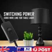 1.8m/5.9ft Switching Power Cord Wire Line Cable with Switch for Table Light