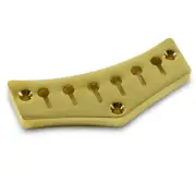 Kluson JG Custom Top Mount Tailpiece Short Brass Gold