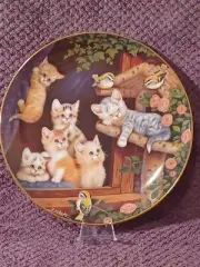 2000 Kitten Capers Frisky Felines Jurgen Schotz First in Series Collector Plate