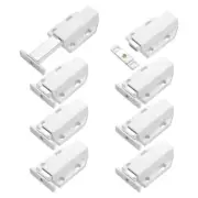 8 Pack Magnetic Push Latch Heavy Duty Push to Open Cabinet Hardware Push7509