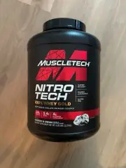 Muscletech Nitro Tech 100% Whey Gold Protein Powder, Cookies and Cream, 5 Lb