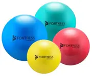 Fortress Rainbow Anti-Burst Gym Ball + Pump (65cm) Max 500 KG