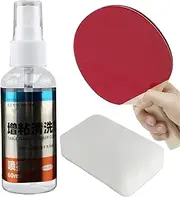 Table Tennis Racket Cleaner - Paddle Rubber Cleaning Set | Fingerprints from Paddlee Professional Rubbeer Cleaneer | Tenniis Raccket Care Kit for Dust, Oil, Sweat