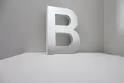 Mirror Alphabet Letter Large Upper Case 20cm "B"