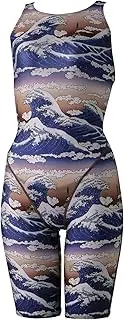 [Speedo] SCW12420F Women's Flex Sigma Semi Openback Kneeskin 3 Flex Sigma Semi Open Back Knee Skin 3