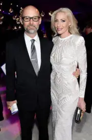 Singers Moby Julie Mintz at the 23rd Annual Elton John AIDS Founda - Old Photo