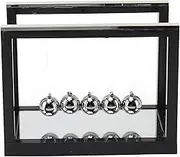 Newton Cradle Balance Balls Stainless Steel Swing Balls Desktop Decoration Toy Stress Relief Office Home Decoration Premium Material Reflective Mirror Elegant Design