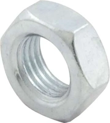 Allstar Jam Nut 3/8-24 in Right Hand Thread Steel Zinc Oxide Set of 4 18254