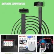 VXDIAG VCX SE OBD Extension Cable For LAUNCH X431V, AP200 16Pin Male To Female