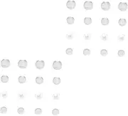 [TEHAUX] 2sets Pain-ear Pad Ear Clip Without Hole Silicone Lightweight Comfortable Easy to Insert and Clean 100pcs*2