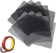 10-Pack DIY PC Fan Dust Filters with PVC Self-Adhesive Tape - Computer Dust Covers for Effective Dust Filtration and Protection (5.51x5.51in/140mmx140mm)