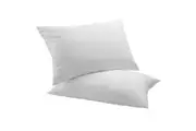 2pc Royal Comfort Duck Feather & Down Cotton Bedding Pillow 50x75cm White