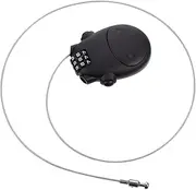 DINHEAROM High Security Telescopic Helmet Lock Bike Cable Lock with Password Protection Theft Design for Helmets Bicycles and Outdoor Gear Durable Steel Construction