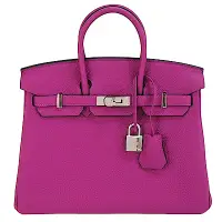 在飛比找Yahoo奇摩購物中心優惠-HERMES BIRKIN Togo牛皮柏金包( 25CM/