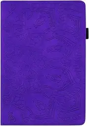 Tablet Protection Compatible With Samsung Galaxy Tab S9 FE Plus Case SM-X610/SM-X616 12.4inch Slim Lightweight Embossed PU Leather Flip Holder Tablet PC Case Card Slot Tablet Case tablet accessory ( C