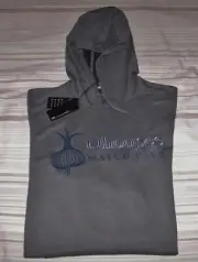 New OHOOPEE MATCH CLUB Golf Pullover Sweater Hoodie Shirt TRAVIS MATHEW L Gray