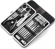 Manicure Set,Nail kit Manicure Set,Nail Care kit, Pedicure Knife Nail Clipper Set Home Nail Clippers Pliers Adult Manicure Tools Set Personal Care Nail Clipper Kit,Red(Black)