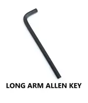Qty 1 Hexagon Allen Key 3/8" Imperial LONG Arm Wrench Hex Plain