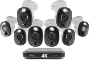Swann 4K Ultra HD Video 8 Channel DVR Security Camera System, 2TB Hard Drive, 8