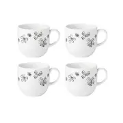 Kate Spade Garden Doodle Mug Set of 4 by Lenox
