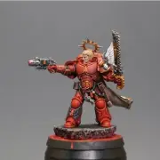 Blood Angels Captain Warhammer 40K army Space Marines Games Workshop Pro Painted
