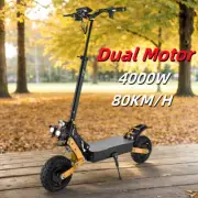 Foldable Off-Road Electric Scooter 4000W 80KM/H 11" Tyre 70KM Range