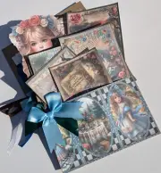 Alice in Wonderland junk journal kit