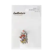 20pcs Mixed Color Circular Pointed Drill Gems for Nail Art Decoration