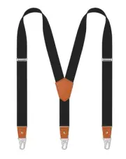 Suspenders for Men Heavy Duty Snap Hooks with 1.4 Inch Elastic Straps Y-Back ...