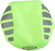 Generic High Visibility Bike Helmet Cover Reflective Strips Waterproof Cycling Bicycle Helmet Rain Cover for Cycling Motorbike and Skiing