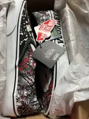 Vans x Horror Collection Jason Voorhees Slip On Shoes Men's Size 10 New With Box