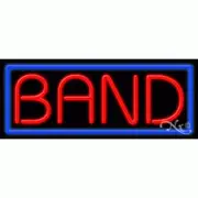 BRAND NEW "BAND" 32x13 BORDER REAL NEON SIGN w/CUSTOM OPTIONS 11358