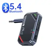 Bluetooth 5.4 2-in-1 Audio Adapter Transmitter & Receiver with 3.5mm AUX