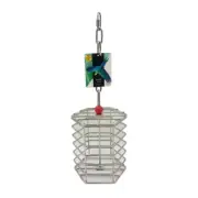 Featherland Paradise Stainless Steel Baffle Cage No Fill for Bird Toys Large