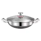 32/34/36cm Wok Pan Non-stick Kitchen Cookware Gas Induction Cooker