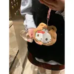 零錢包 耳機包 收納包🎀HELLO KITTY貓毛毛卡包卡套2023新款零錢包掛脖可愛卡通小包包