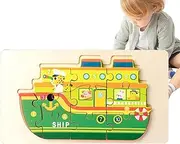 Fire Truck Puzzles - Educational School Bus Puzzles - Children Brain Teaser, Cute Cruise Ship Toys for Home, Kindergarten, Nursery