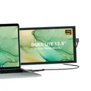 Lite New Mobile Pixels Portable Monitor (2025 Upgraded), 12.5" Full HD IPS Lapto