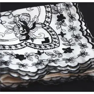 出口日本蕾絲刺繡婚慶禮品手帕