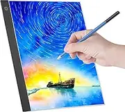 A3 Light Panel Graphic Tablet Light Pad Digital Tablet Copyboard with 3-Level Dimmable Brightn for Tracing Drawing Copying Viewing White A3