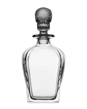 Godinger Skull Smoked Whiskey Decanter